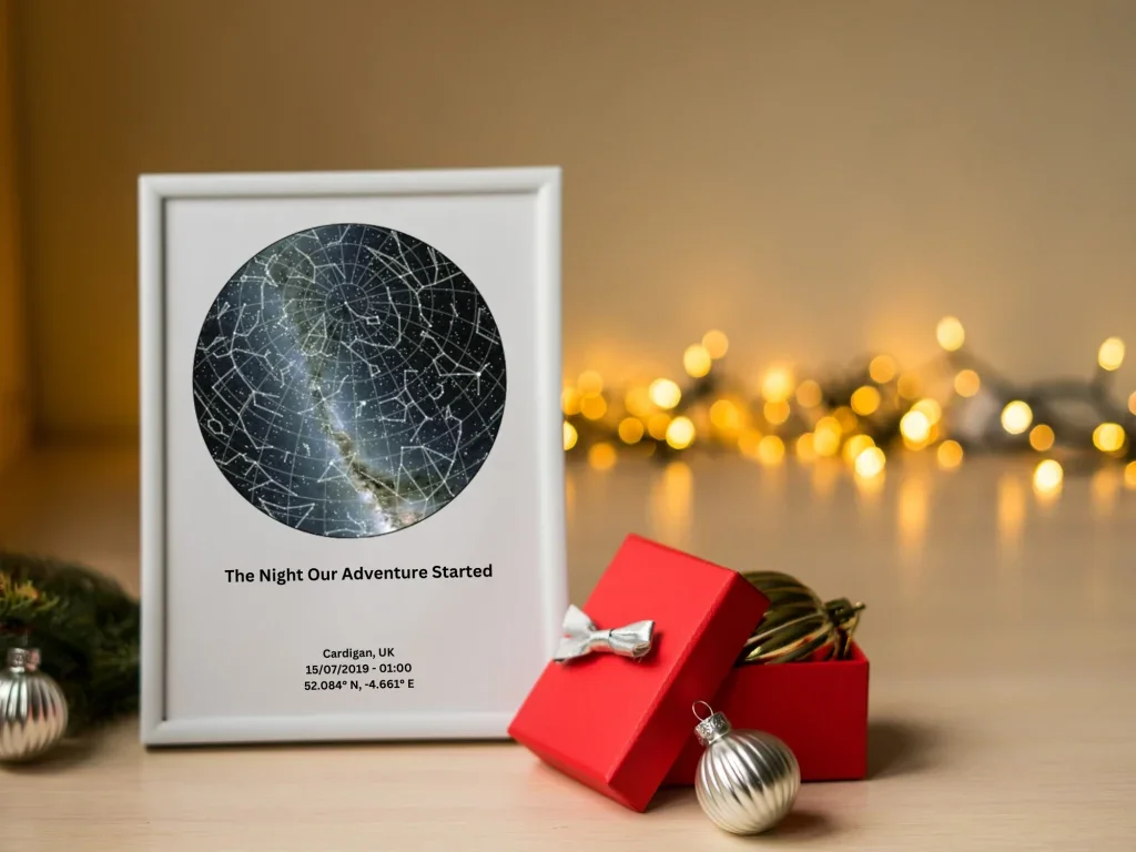 What to Write on a Personalised Star Map Gift for Your Boyfriend