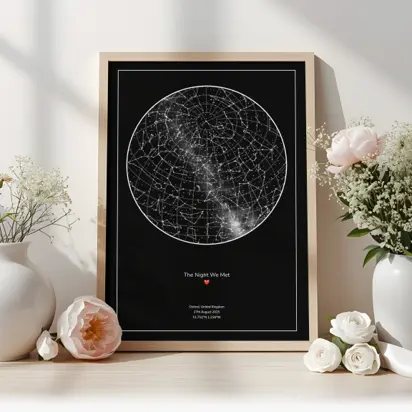 Anniversary star map