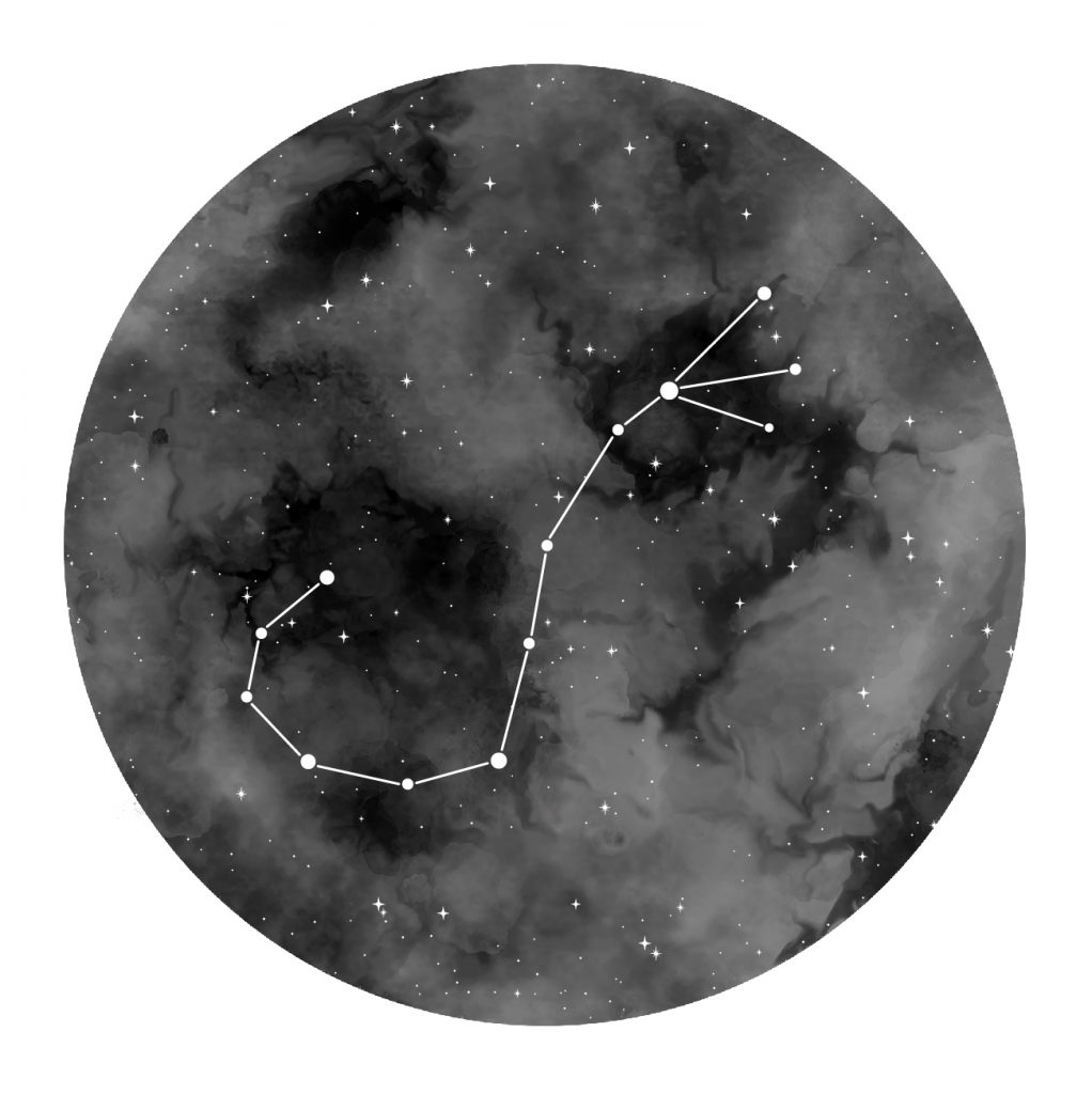 A picture of the Scorpius constellation.