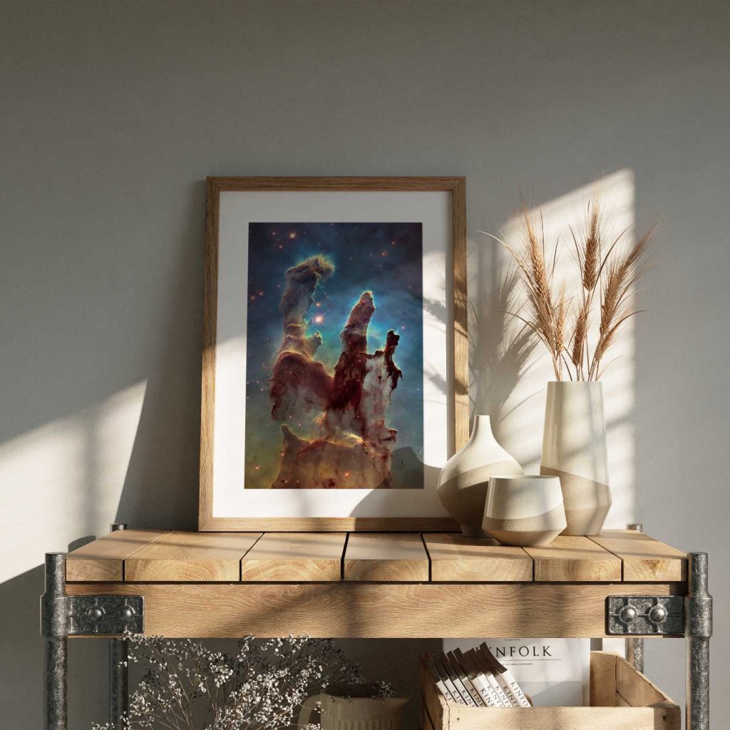 Pillars of Creation deep space print - new home gift idea