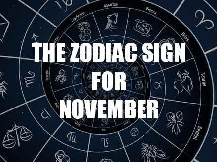 What Is The Zodiac Sign For November?